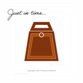 'Just in time...' Greeting Cards