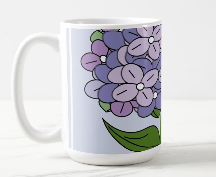 Hydrangea Mug
